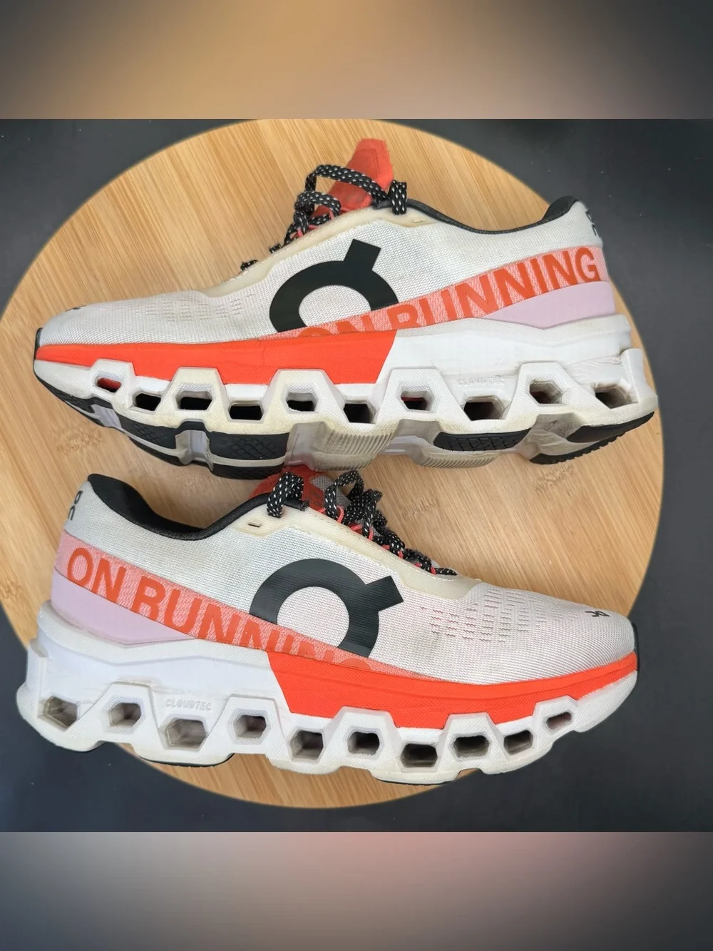 On Running Cloudmonster 2 Women’s ‘Undyed/Flame’ Size 8